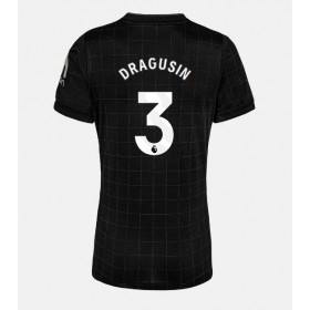 Dámské fotbalový oblečení Tottenham Hotspur Radu Dragusin #3 Venkovní košile 2025-26 Krátkým Rukávem